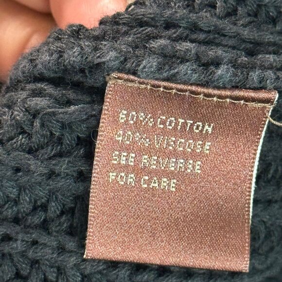 525 america chunky hooded 40% viscous sweater size large - Picture 8 of 9